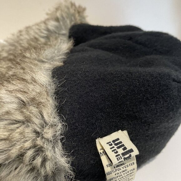 Urban Pipeline Trapper Hat Cap Brown Faux Fur Knit Insulated Snowflake Adult - Picture 9 of 12